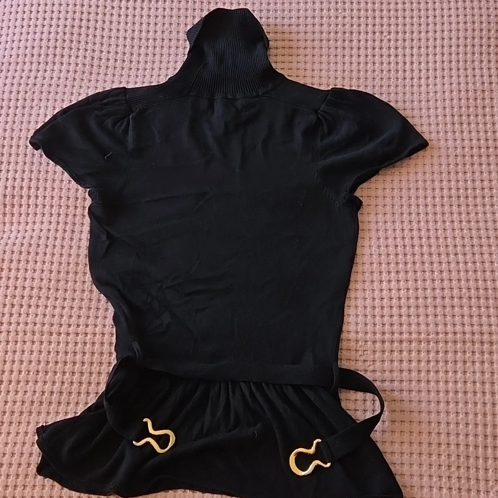 Marciano Belted Turtle Neck Top - Picture 2 of 4